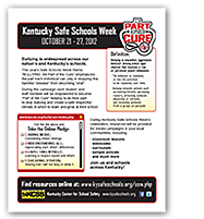 kentucky Safe Schools Week Flyer 2012